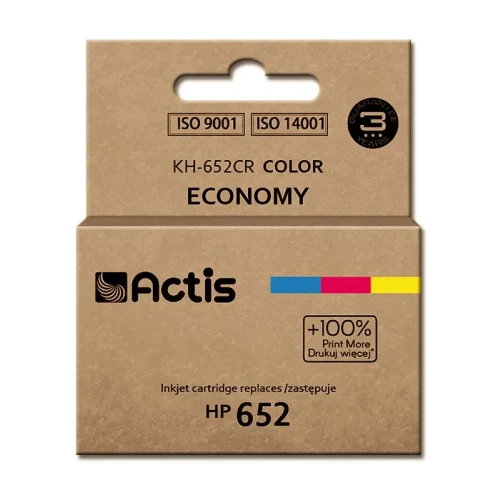 Tusz ACTIS KH-652CR (zamiennik HP 652 F6V24AE; Standard; 15 ml; kolor)-1305118