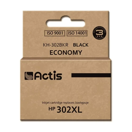 Tusz ACTIS KH-302BKR (zamiennik HP 302XL F6U68AE; Premium; 15 ml; czarny)-1305119