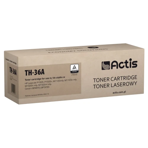 Toner ACTIS TH-36A (zamiennik HP 36A CB436A, Canon CRG-713; Standard; 2000 stron; czarny)-1303260