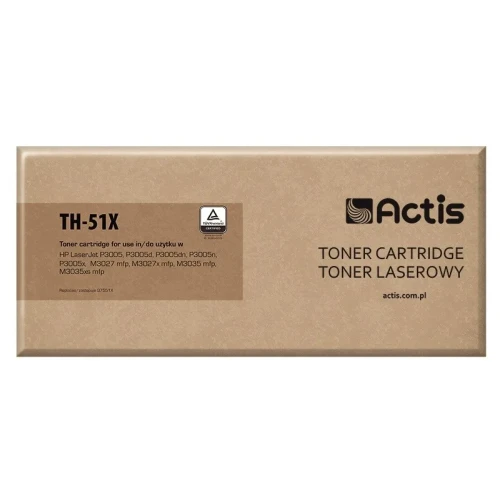 Toner ACTIS TH-51X (zamiennik HP 51X Q7551X; Standard; 13000 stron; czarny)-4383948