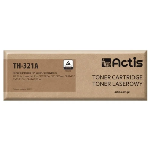 Toner ACTIS TH-321A (zamiennik HP 128A CE321A; Standard; 1300 stron; niebieski)-1303327