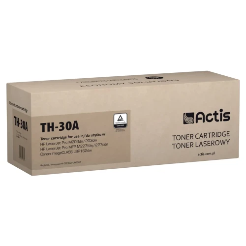 Toner ACTIS TH-30A (zamiennik HP 30A CF230A; Supreme; 1600 stron; czarny)-1365625