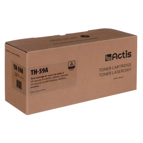 Actis TH-59A Toner (zamiennik HP CF259A; Supreme; 3000 stron; czarny) z chipem monitorującym poziom tonera. Zalecamy wyłączenie aktualizacji oprogramo