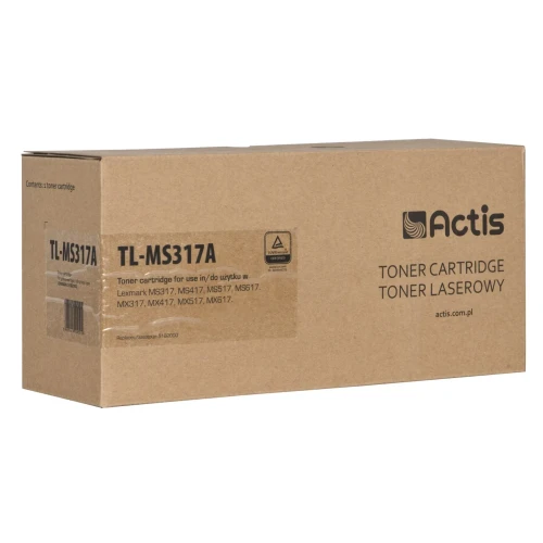 Toner ACTIS TL-MS317A (zamiennik Lexmark 51B2000; Standard; 2500 stron; czarny)-4384071