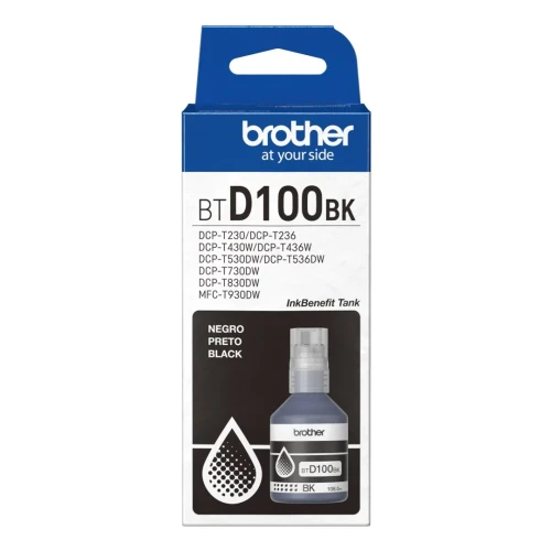BROTHER Tusz czarny BTD100BK=BT-D100BK