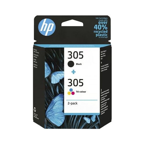 Hp Tusz czarny+kolor HP305= 6ZD17AE