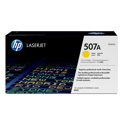 Toner HP CE402A (oryginał HP507A HP 507A; 6000 stron; żółty)-4546817
