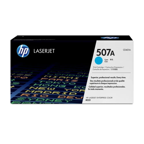 Toner HP CE401A (oryginał HP507A HP 507A; 6000 stron; niebieski)-4383998