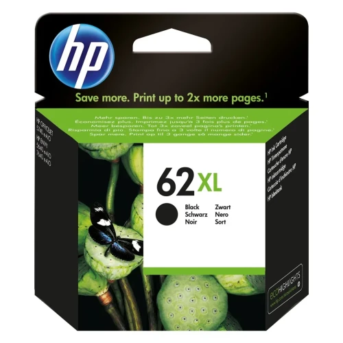 Tusz HP czarny HP 62XL, HP62XL=C2P05A, 600 str.