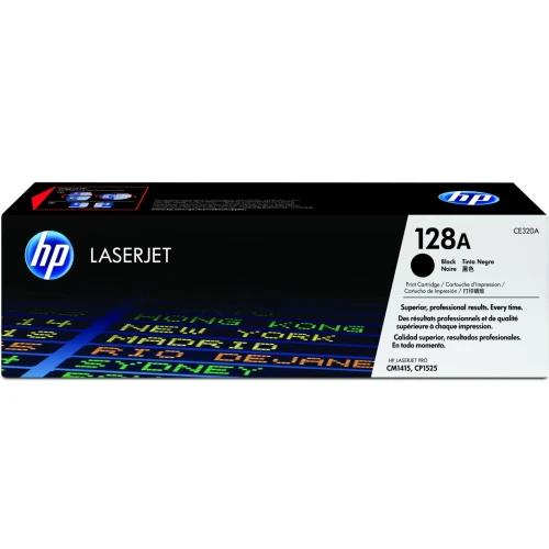 Toner HP CE320A (oryginał HP128A HP 128A; 2000 stron; czarny)