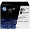 HP 55X zestaw 2 oryginalnych wkładów z czarnym tonerem LaserJet XL