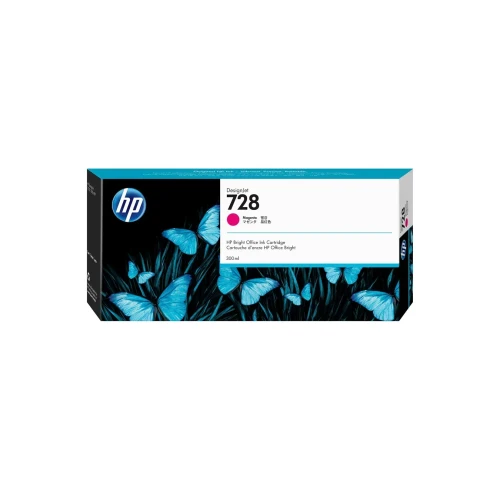 HP Wkład z atramentem purpurowym DesignJet 728 o pojemności 300 ml