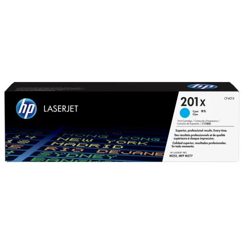 Toner HP niebieski HP 201X, HP201X=CF401X, 2300 str.