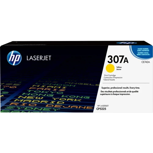 HP 307A oryginalny wkład z żółtym tonerem LaserJet