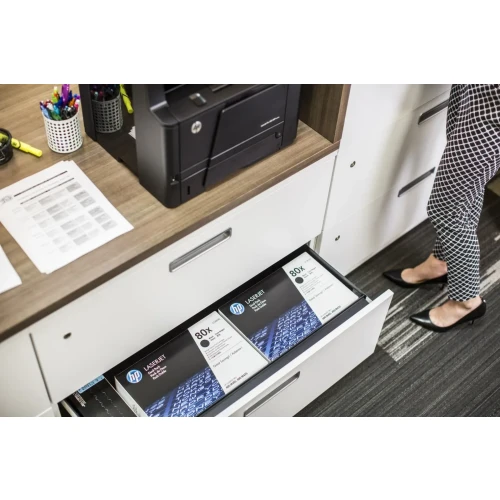 HP 80X svart LaserJet-tonerkassett med hög kapacitet, original kaseta z tonerem 1 szt. Oryginalny Czarny