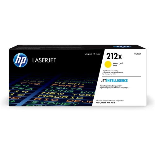 HP 212X Oryginalny wkład z żółtym tonerem LaserJet o wysokiej wydajności