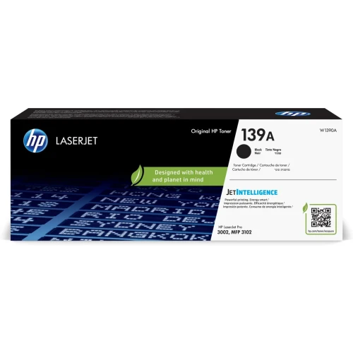 HP LaserJet Oryginalny wkład z czarnym tonerem 139A