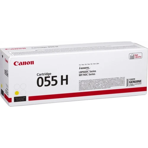 Canon 055H kaseta z tonerem 1 szt. Oryginalny Żółty