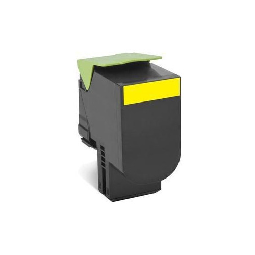 Lexmark 80C2HYE kaseta z tonerem 1 szt. Oryginalny Żółty