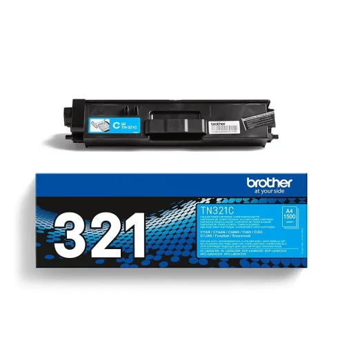Toner Brother TN321C (oryginał TN-321C; 1500 stron; niebieski)