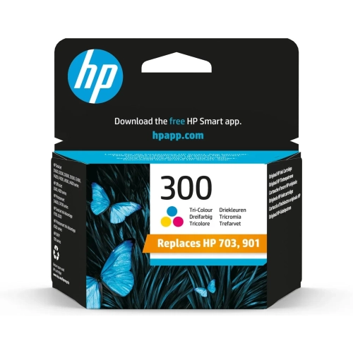 HP 300 oryginalny wkład atramentowy trójkolorowy