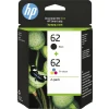 Tusz HP zestaw HP 62, HP62=N9J71AE, zawiera czarny i kolor, C2P204A+C2P206AE