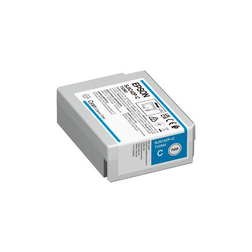 Epson SJIC42P-C nabój z tuszem 1 szt. Oryginalny Cyjan