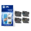 Tusz Brother LC-421VAL PagePack 4 szt. Oryginalny Standardowa wydajność Czarny, Cyjan, Purpurowy, Żółty