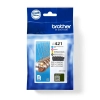 Tusz Brother LC-421VAL PagePack 4 szt. Oryginalny Standardowa wydajność Czarny, Cyjan, Purpurowy, Żółty