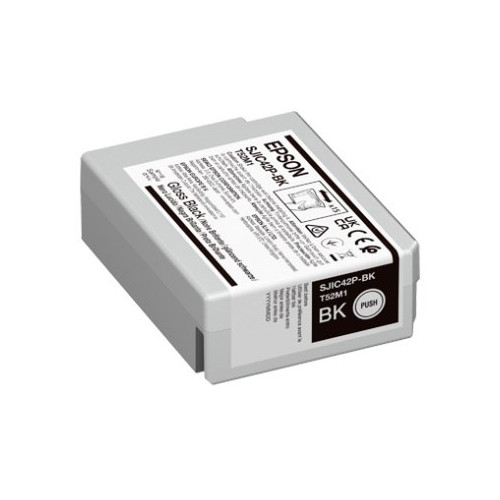 Epson SJIC42P-BK nabój z tuszem 1 szt. Oryginalny Czarny