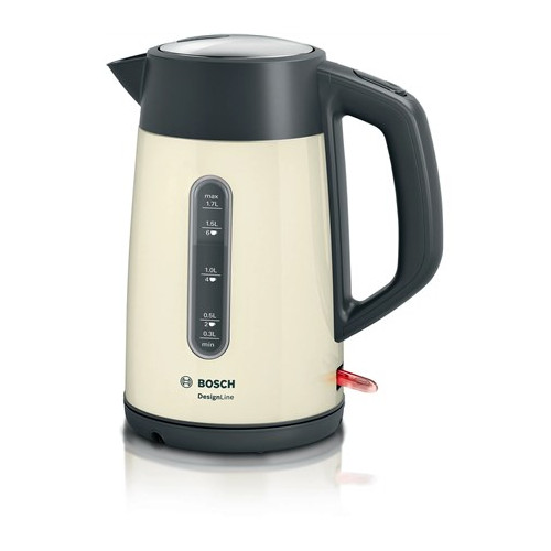 Bosch TWK4P437 czajnik elektryczny 1,7 l 2400 W Beżowy, Czarny