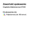 Tusz Oryginalny HP 303 (T6N01AE) (Kolorowy: Cyan Magenta Yellow)