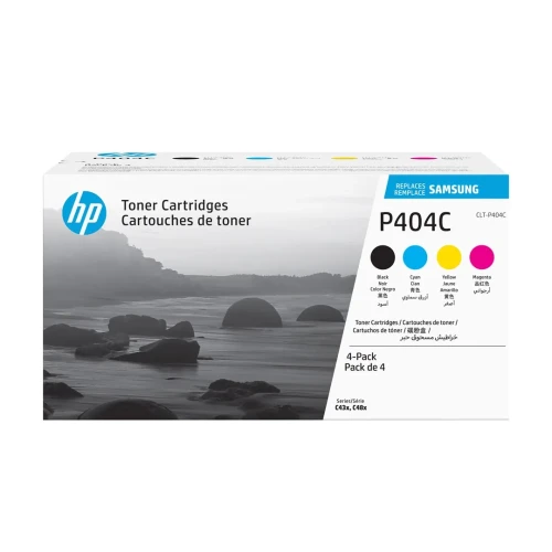 Toner HP SU365A (oryginał CLT-P404C/ELS CLTP404C; 1 x 1 500 stron, 3 x 1 000 stron; czarny, czerwony, niebieski, żółty)-