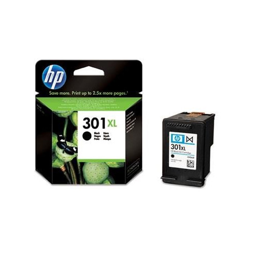 Tusz HP czarny HP 301XL, HP301XL=CH563EE, 480 str.,8 ml