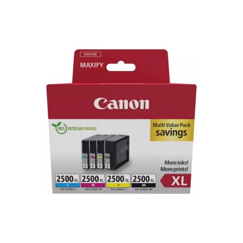 Tusz Canon PGI-2500XL 4x C/M/Y/BK High Multi Pack