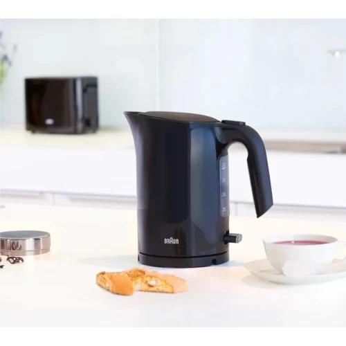 Braun WK 3000 BK czajnik elektryczny 1 l Czarny 2200 W