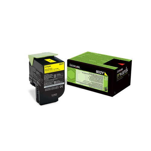 RETURN PROGRAM TONER CARTRIDGE/802Y YELLOW1K PGS F CX310410