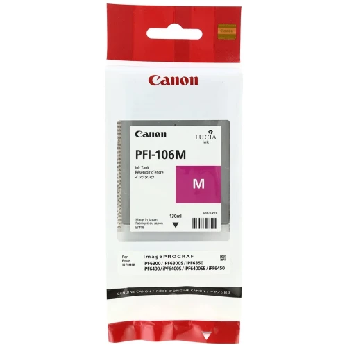 Kartridż Canon PFI-106M w kolorze purpurowym