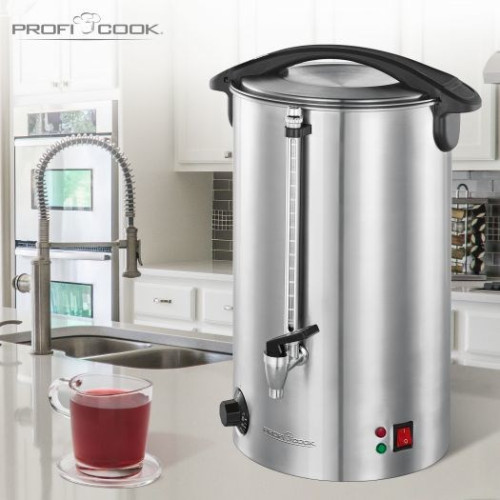ProfiCook PC-HGA 1111 - Gorące napoje - nieizolowany - Stal nierdzewna - Przewodnik - Regulator obrotowy - 16 l - 1500 W