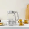 Tefal Glass Kettle KI605B30 czajnik elektryczny 1,7 l 2200 W Szary, Srebrny, Przezroczysty