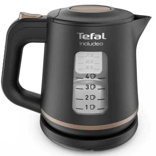 Czajnik elektryczny Tefal Includeo KI5338 1L 2400W Czarny