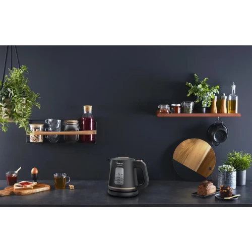 Czajnik elektryczny Tefal Includeo KI5338 1L 2400W Czarny