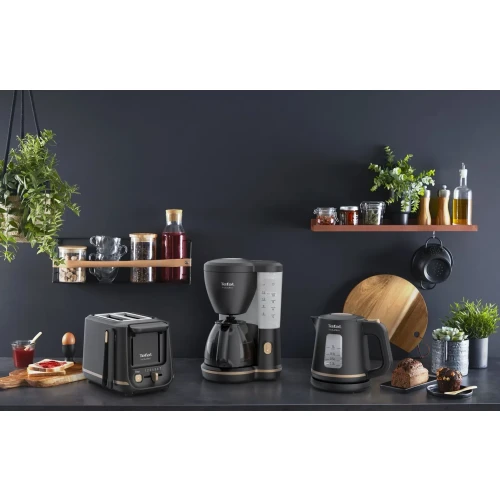 Czajnik elektryczny Tefal Includeo KI5338 1L 2400W Czarny