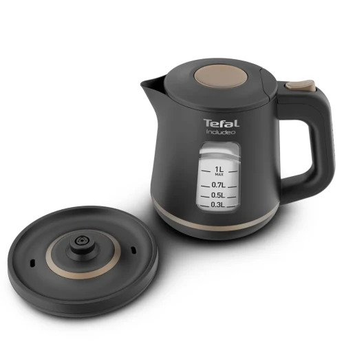 Czajnik elektryczny Tefal Includeo KI5338 1L 2400W Czarny