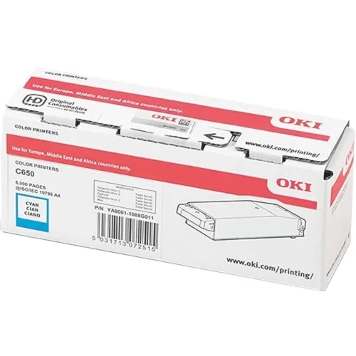 OKI 09006127 kaseta z tonerem 1 szt. Oryginalny Cyjan