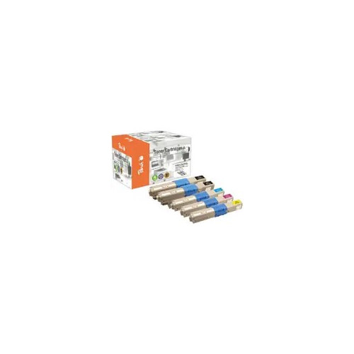 Peach 0F111912 kaseta z tonerem 5 szt. Czarny, Cyjan, Purpurowy, Żółty
