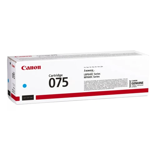 Canon 075 kaseta z tonerem 1 szt. Oryginalny Cyjan