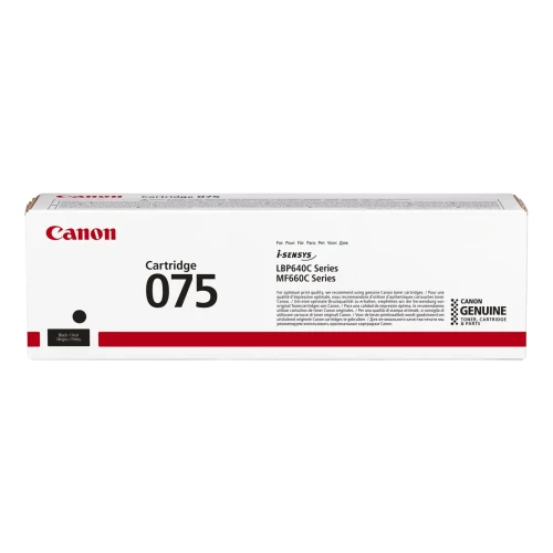Canon 075 kaseta z tonerem 1 szt. Oryginalny Czarny