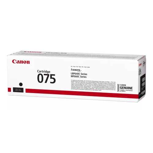 Canon 075 kaseta z tonerem 1 szt. Oryginalny Czarny