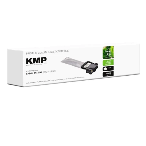 KMP Patrone Epson T9451 black 5000 S. E255X remanufactured